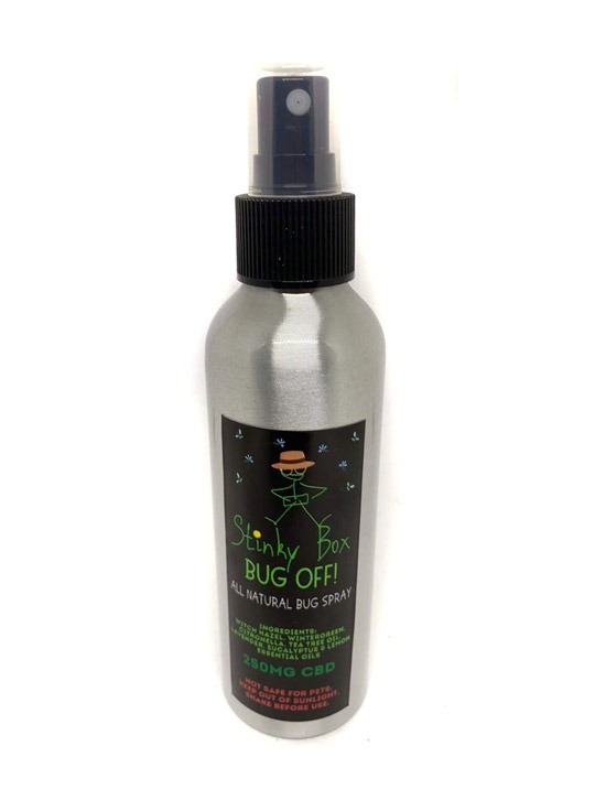 128 CBD Bug Spray bottle therapeutic insect repellent with cannabidiol formula
